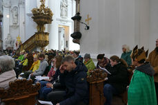 Aussendung der Sternsinger im Hohen Dom zu Fulda (Foto: Karl-Franz Thiede)